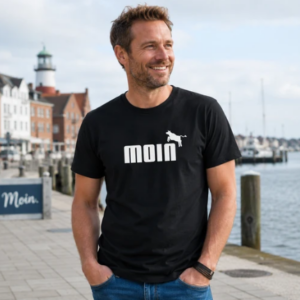 T-Shirt "MOIN mit Kuh" für Männer, Frauen und Kids