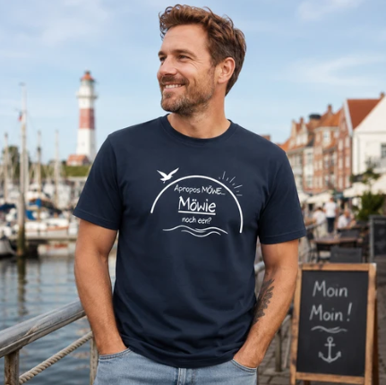 NEU! T-Shirt "Apropos Möwe" für Männer und Frauen – Bild 2