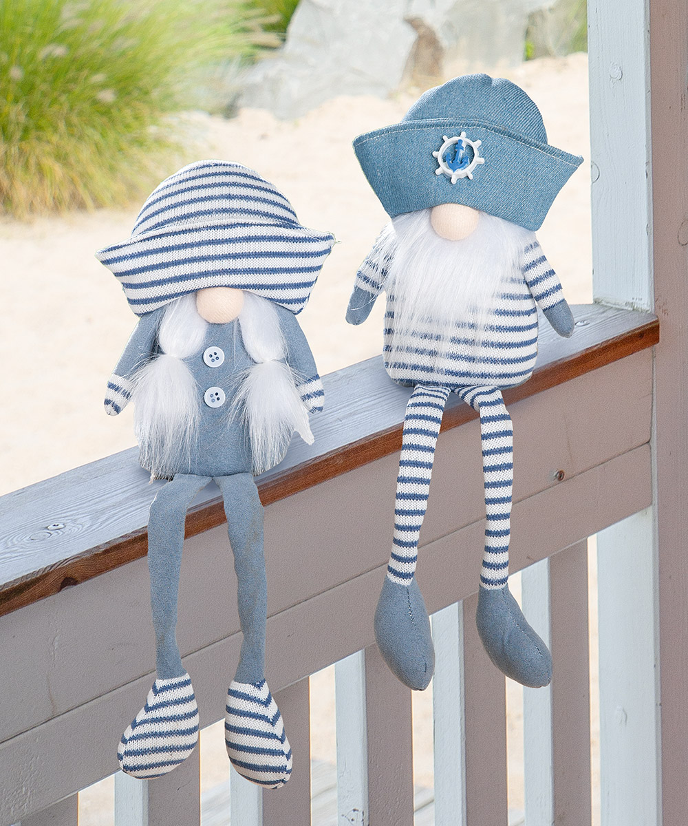 „Fiete und Frieda“ – Maritime Kantensitzer im liebevollen 2er‑Set – Bild 3