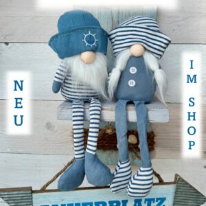 „Fiete und Frieda“ – Maritime Kantensitzer im liebevollen 2er‑Set